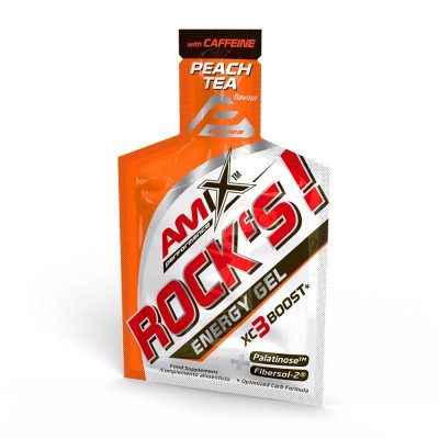 ROCK'S ENERGY GEL 32 gr. CON CAFEINA SABOR PEACH TEA